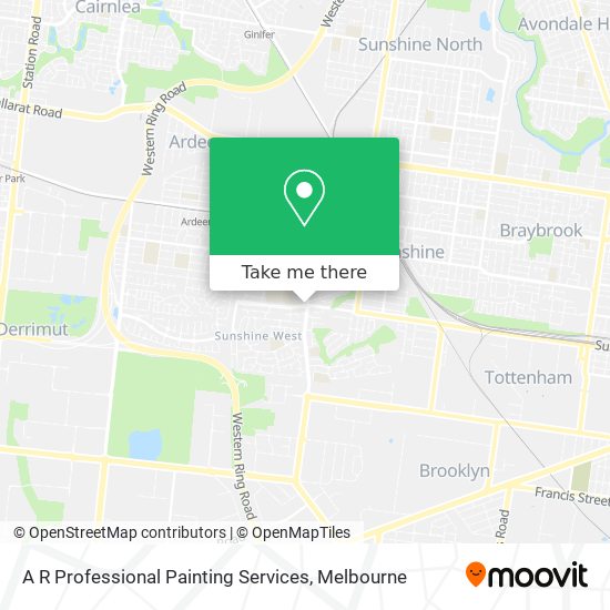 A R Professional Painting Services map