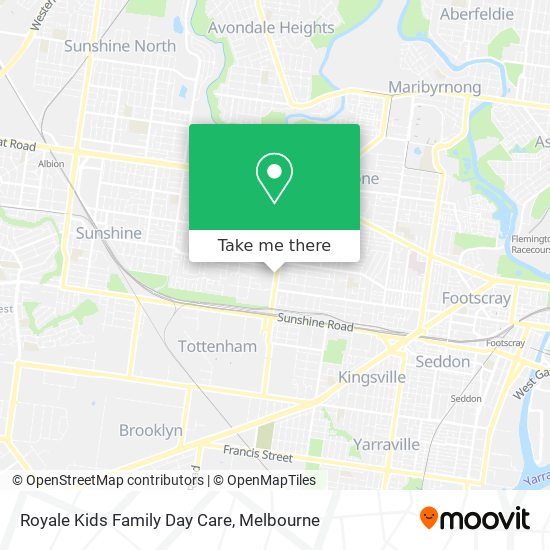 Mapa Royale Kids Family Day Care