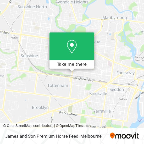 James and Son Premium Horse Feed map