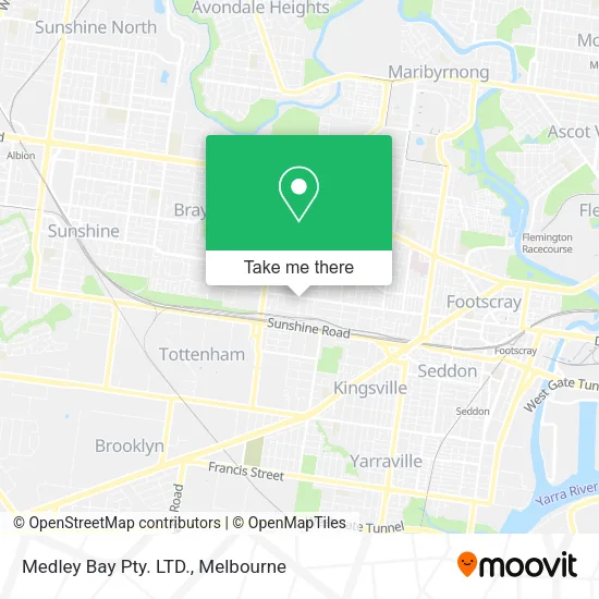Medley Bay Pty. LTD. map