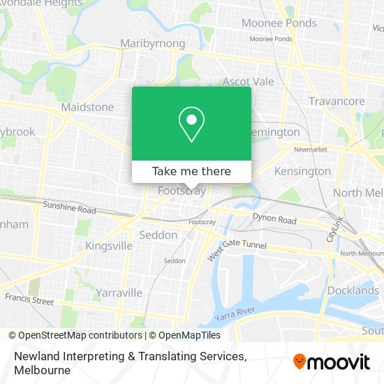 Mapa Newland Interpreting & Translating Services