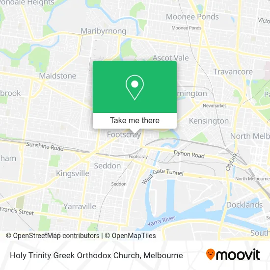 Mapa Holy Trinity Greek Orthodox Church