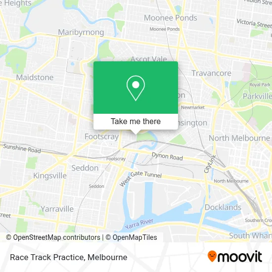 Mapa Race Track Practice