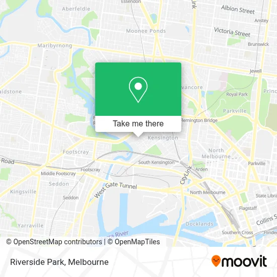 Mapa Riverside Park