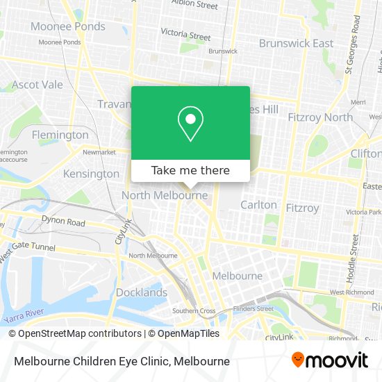 Melbourne Children Eye Clinic map