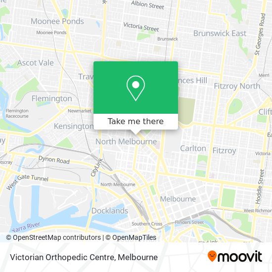 Victorian Orthopedic Centre map