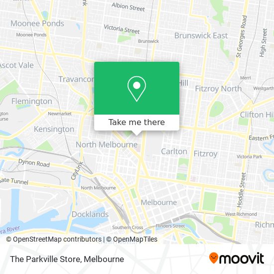 Mapa The Parkville Store