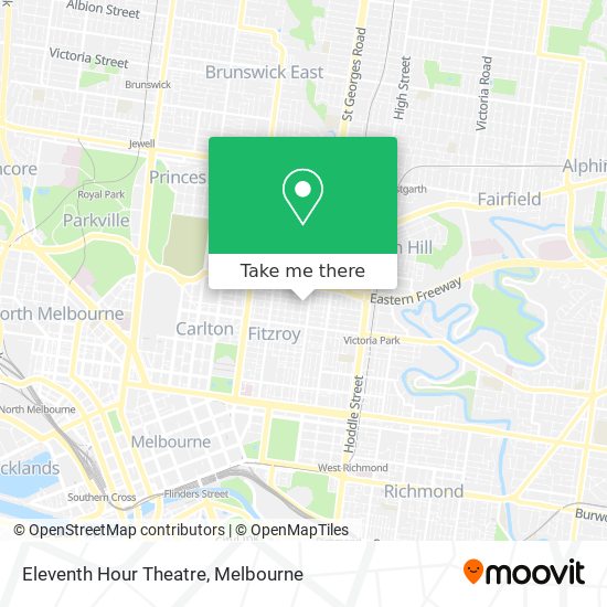 Eleventh Hour Theatre map