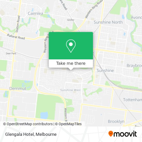 Glengala Hotel map