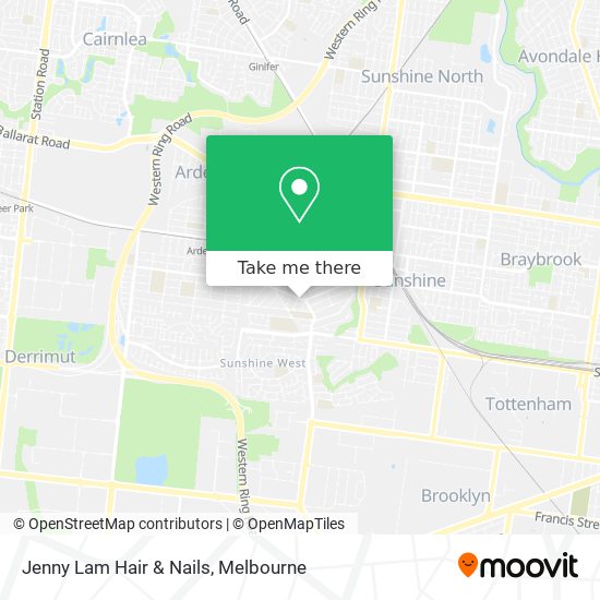Jenny Lam Hair & Nails map