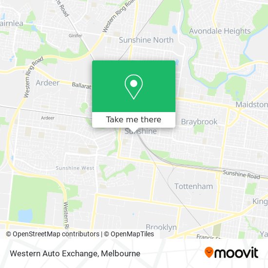 Western Auto Exchange map