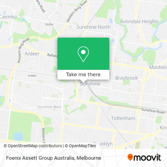 Foenix Assett Group Australia map