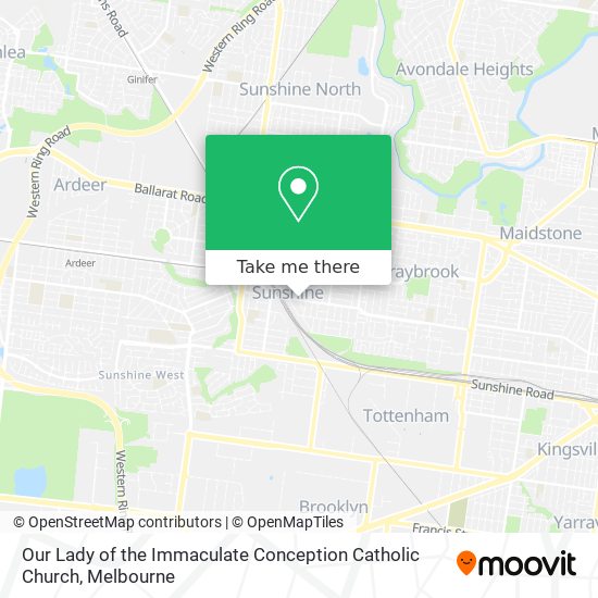 Our Lady of the Immaculate Conception Catholic Church map