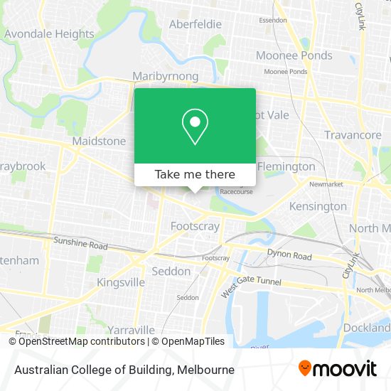 Australian College of Building map