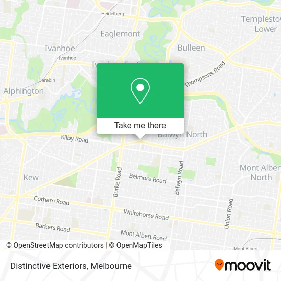 Mapa Distinctive Exteriors