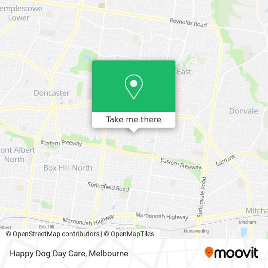 Happy Dog Day Care map