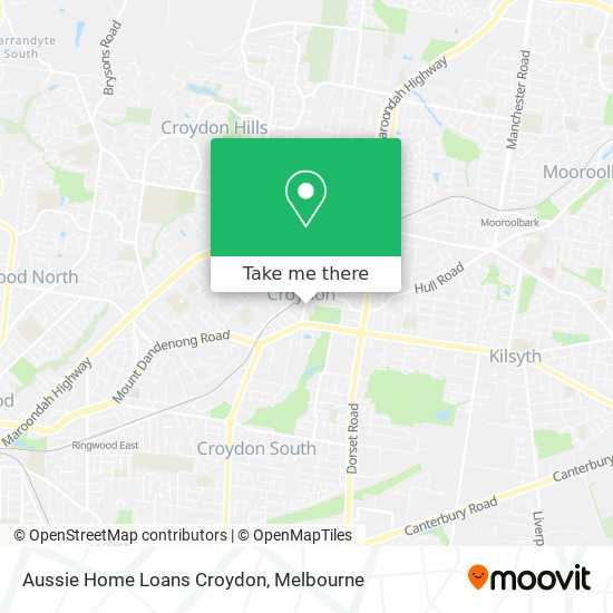 Aussie Home Loans Croydon map