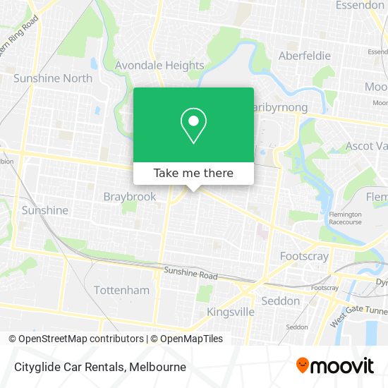 Cityglide Car Rentals map