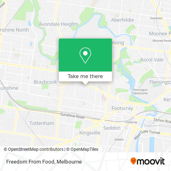 Freedom From Food map