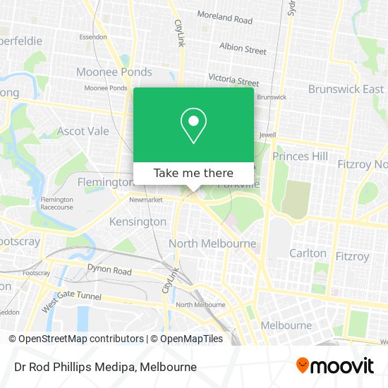 Dr Rod Phillips Medipa map