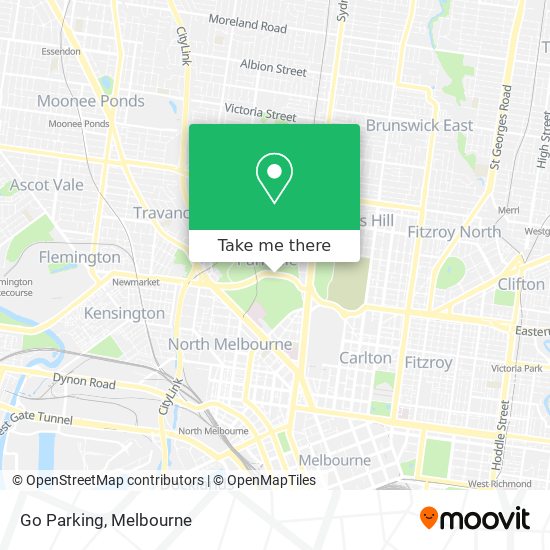 Go Parking map
