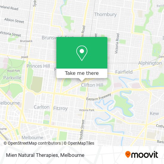 Mien Natural Therapies map