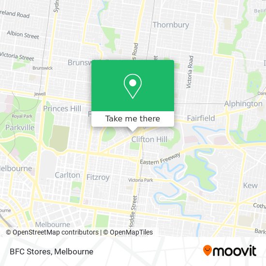 BFC Stores map