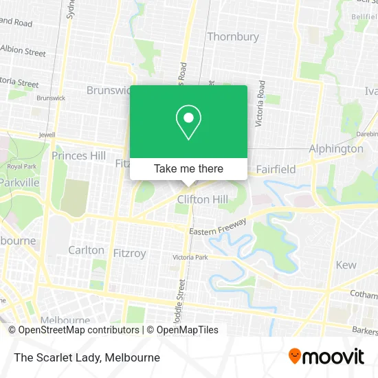 The Scarlet Lady map