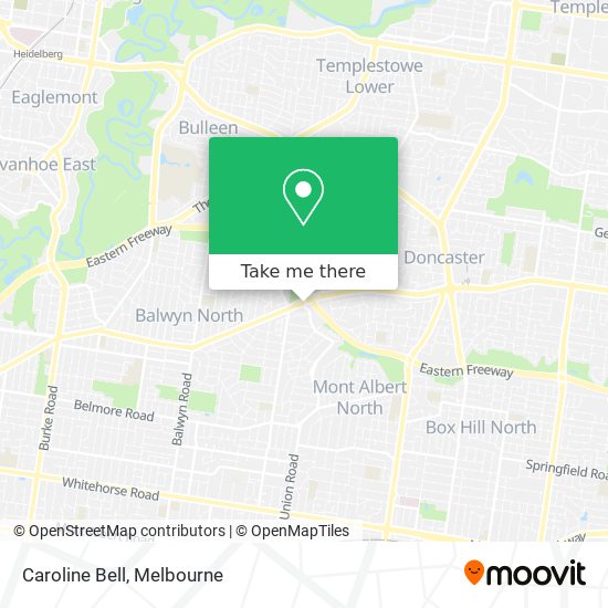 Caroline Bell map