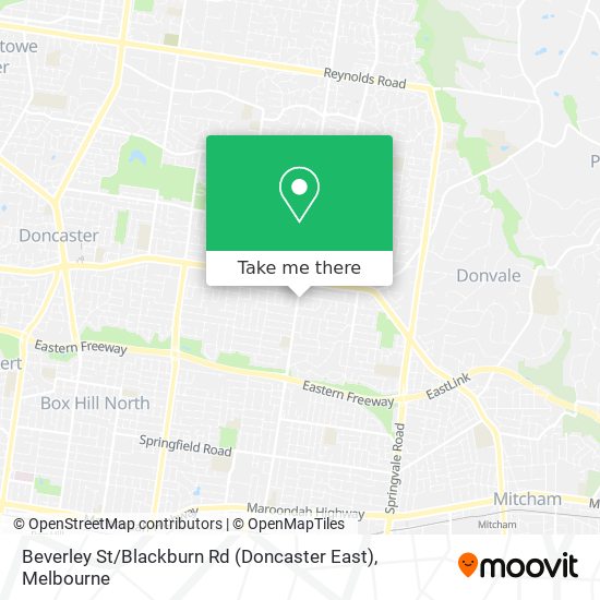 Beverley St / Blackburn Rd (Doncaster East) map
