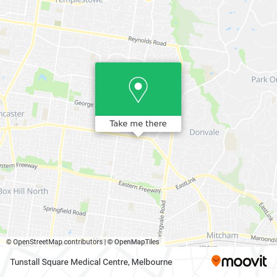 Mapa Tunstall Square Medical Centre