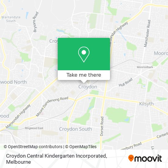 Croydon Central Kindergarten Incorporated map