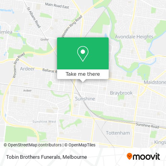 Tobin Brothers Funerals map