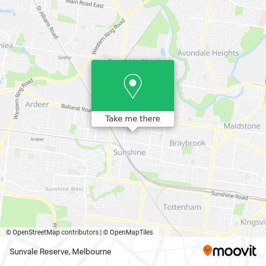 Sunvale Reserve map