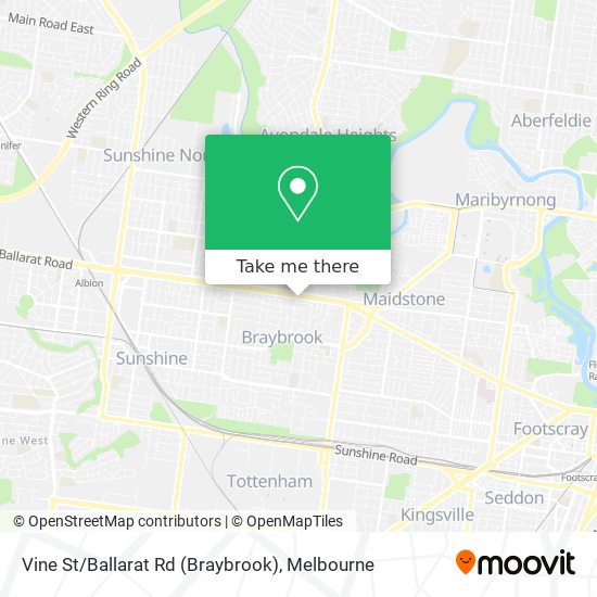 Vine St / Ballarat Rd (Braybrook) map