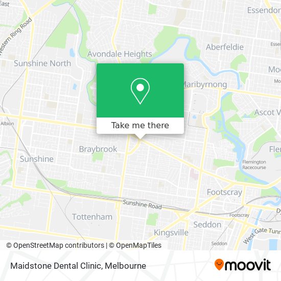 Maidstone Dental Clinic map