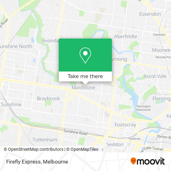 Firefly Express map