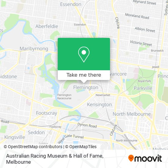 Mapa Australian Racing Museum & Hall of Fame