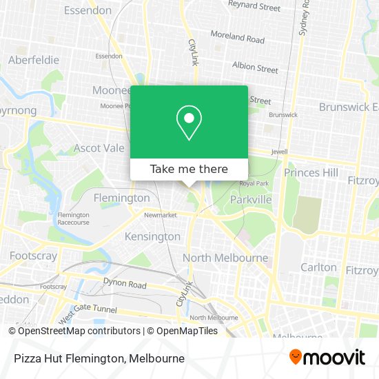 Pizza Hut Flemington map