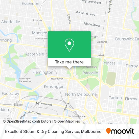 Mapa Excellent Steam & Dry Cleaning Service