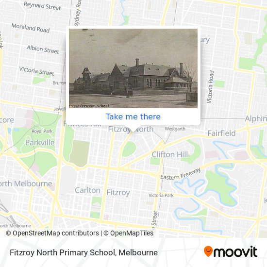 Fitzroy North Primary School map