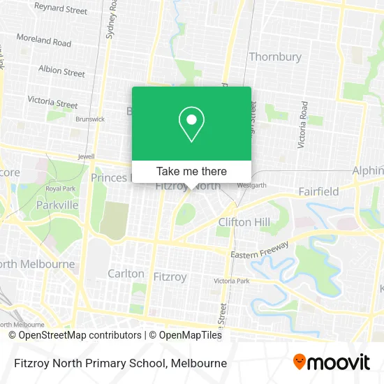 Fitzroy North Primary School map