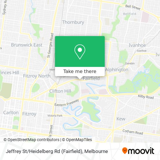 Jeffrey St / Heidelberg Rd (Fairfield) map