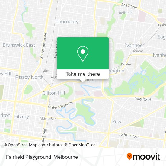 Fairfield Playground map
