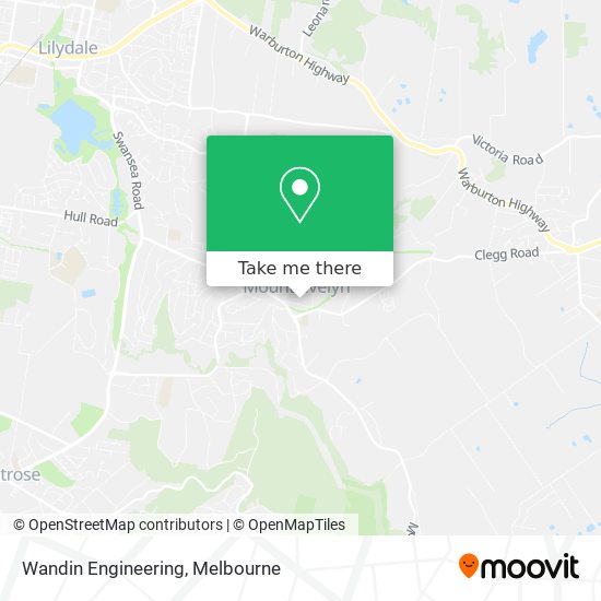 Wandin Engineering map