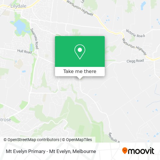 Mt Evelyn Primary - Mt Evelyn map