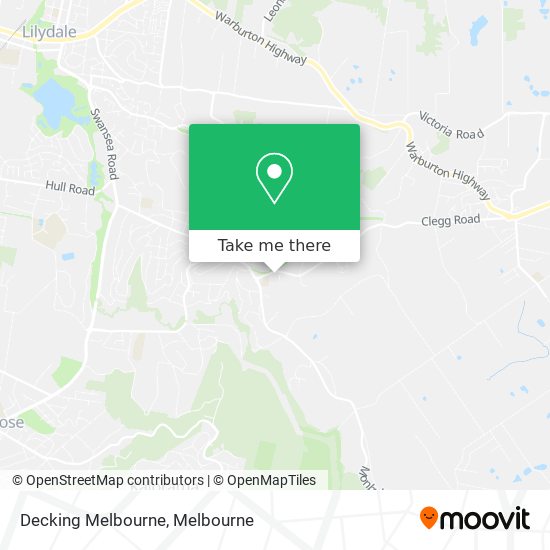 Decking Melbourne map