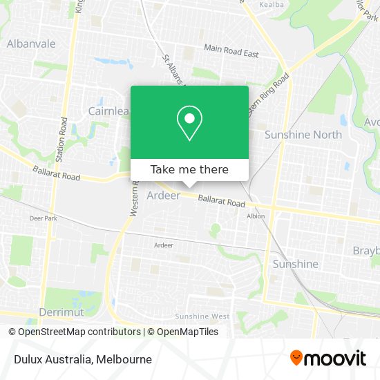 Mapa Dulux Australia