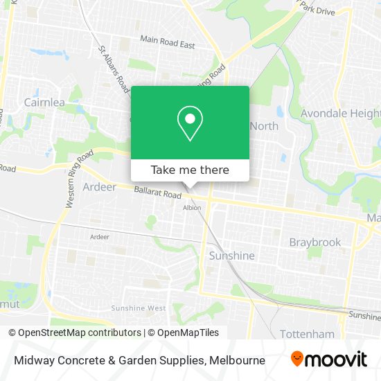Midway Concrete & Garden Supplies map