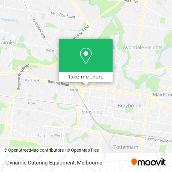 Dynamic Catering Equipment map